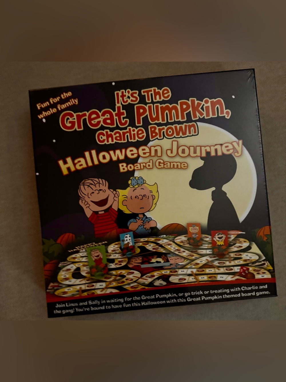 New The It's the Great Pumpkin, Charlie bBrown Halloween Journey board game